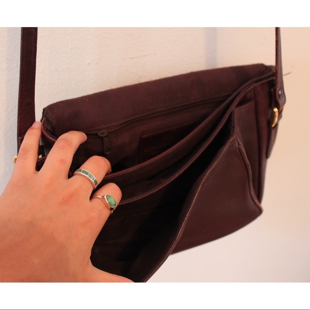 Etienne Aigner Red Leather Crossbody - Picture 5 of 5